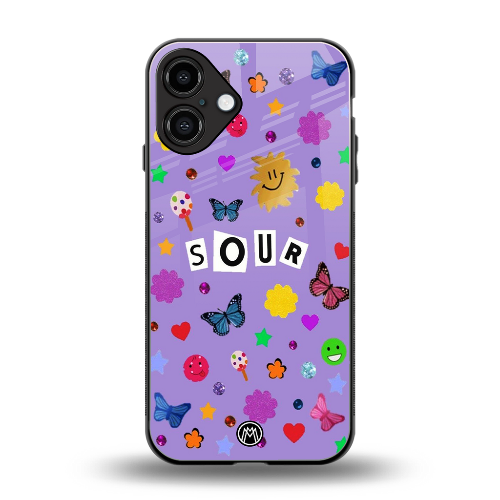 afternoon treat back phone cover | glass case for iphone 16 plus
