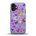 afternoon treat back phone cover | glass case for iphone 16 plus