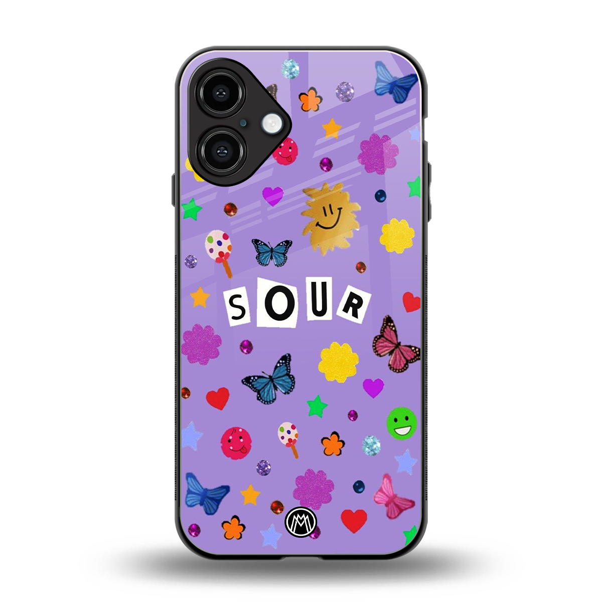 afternoon treat back phone cover | glass case for iphone 16 plus