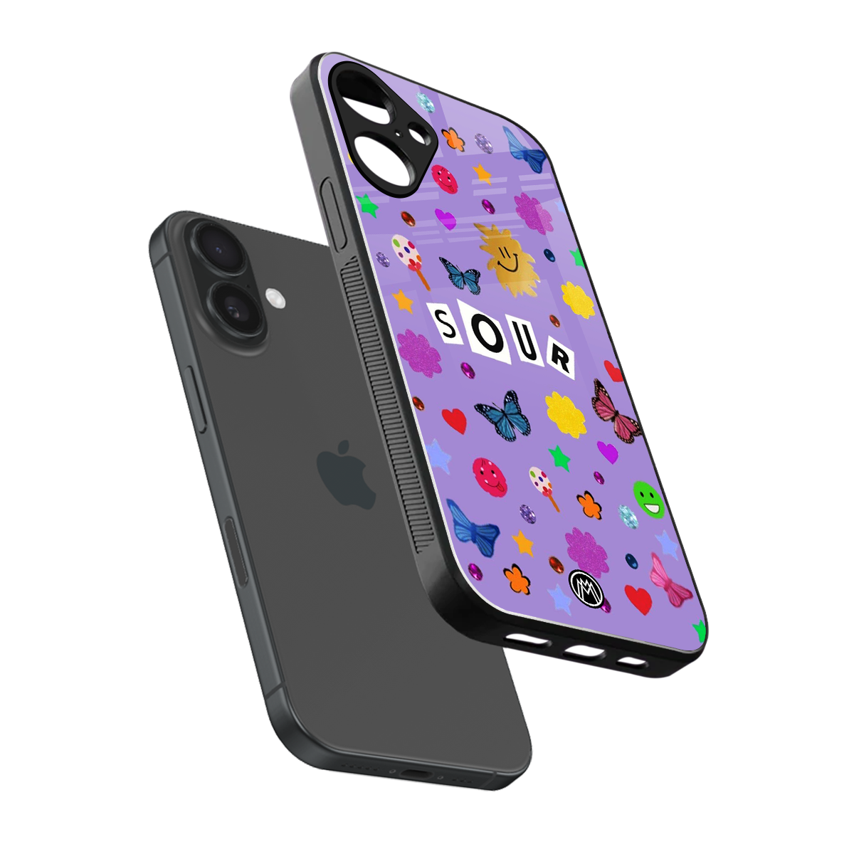 afternoon treat back phone cover | glass case for iphone 16 plus
