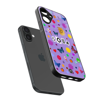 afternoon treat back phone cover | glass case for iphone 16 plus