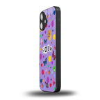 afternoon treat back phone cover | glass case for iphone 16 plus