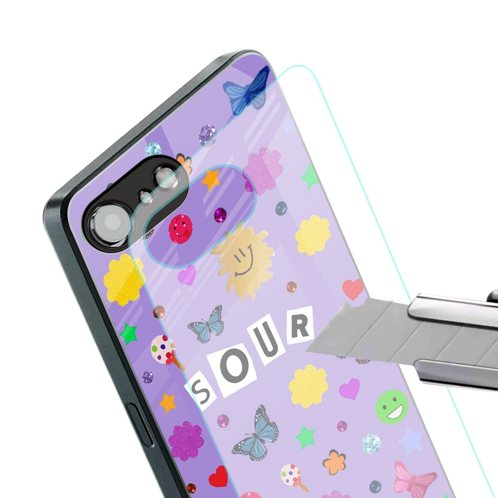 afternoon treat back phone cover | glass case for iphone 16e