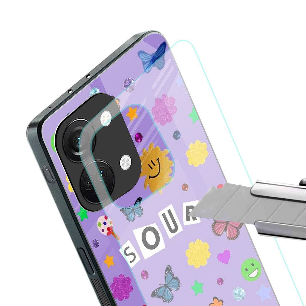 afternoon treat back phone cover | glass case for oneplus nord 3