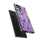 afternoon treat back phone cover | glass case for samsung galaxy s24 ultra