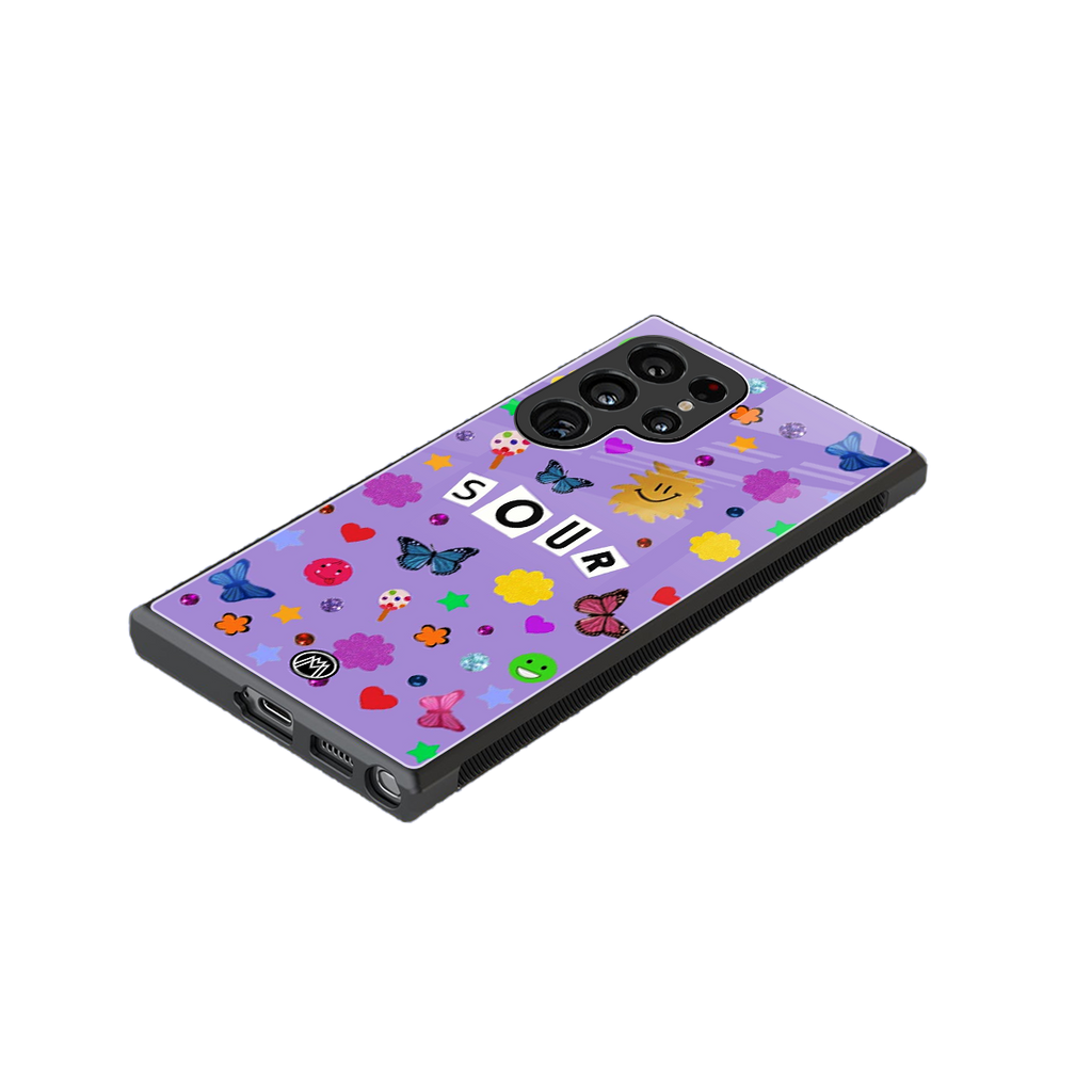 afternoon treat back phone cover | glass case for samsung galaxy s24 ultra