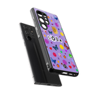 afternoon treat back phone cover | glass case for samsung galaxy s25 ultra