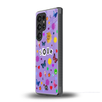afternoon treat back phone cover | glass case for samsung galaxy s25 ultra