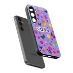 afternoon treat back phone cover | glass case for samsung galaxy s25 plus