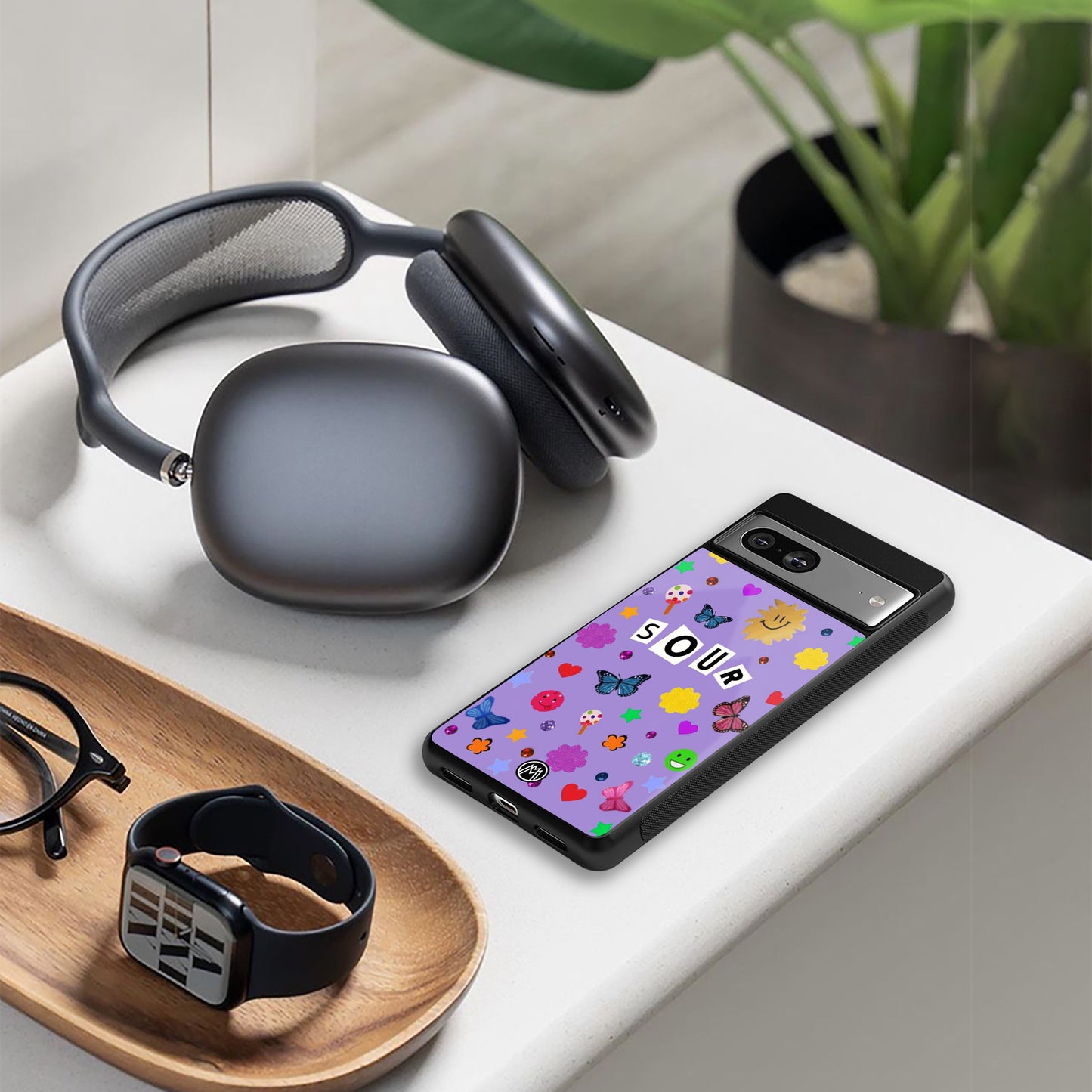 afternoon treat back phone cover | glass case for iphone 15 pro