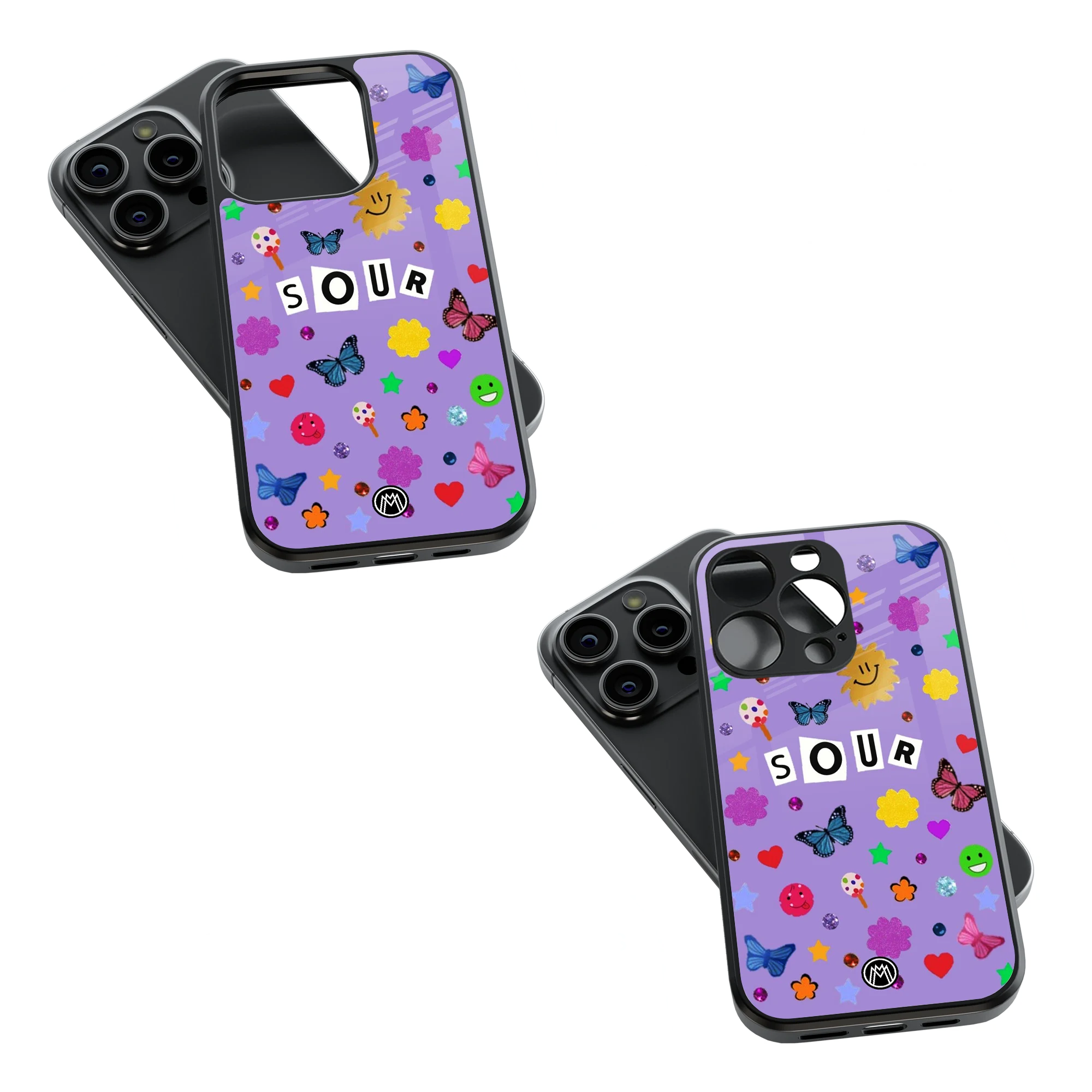 Trendy Glass Back Mobile Case for iPhone, Samsung, Redmi, OnePlus, Google Pixel, Motorola