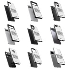 Durable Glass Back Mobile Case for iPhone, Samsung, OnePlus, Google Pixel, Redmi, Vivo, Oppo