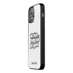 Slim Glass Back Phone Case for Multiple Brands iPhone, Samsung, Redmi, OnePlus, Oppo, Vivo