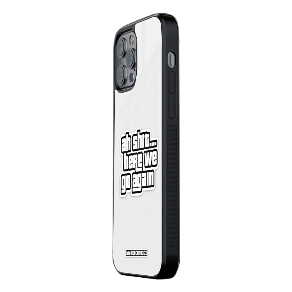 Slim Glass Back Phone Case for Multiple Brands iPhone, Samsung, Redmi, OnePlus, Oppo, Vivo