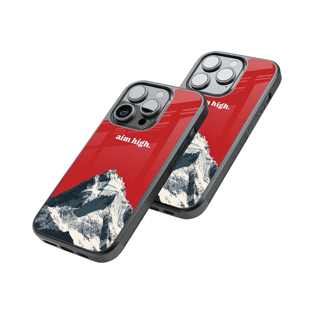 Protective Glass Back Phone Case Compatible with iPhone, Samsung, OnePlus, Pixel & More