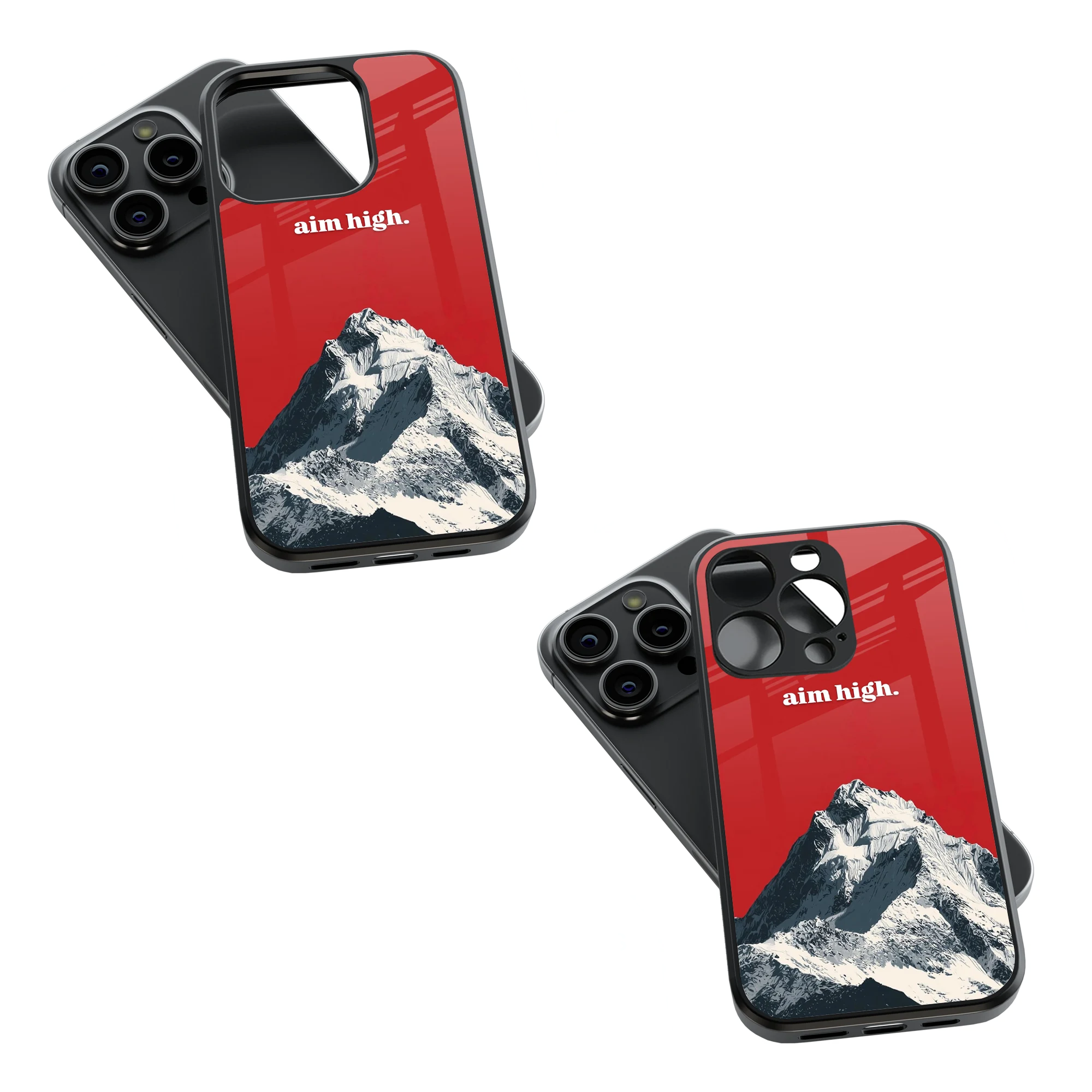 Trendy Glass Back Mobile Case for iPhone, Samsung, Redmi, OnePlus, Google Pixel, Motorola