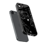 airplane flying wanderlust back phone cover | glass case for iphone 16e