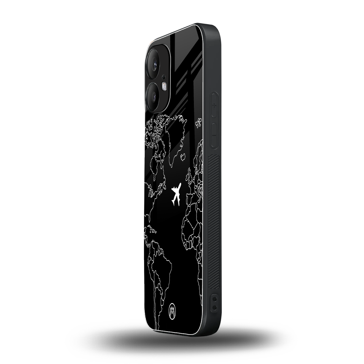 airplane flying wanderlust back phone cover | glass case for nothing phone 2