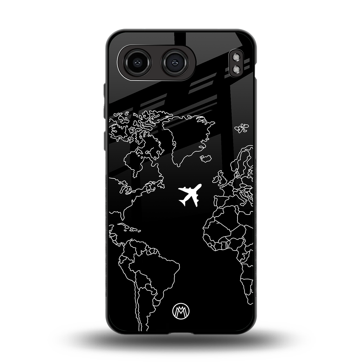 airplane flying wanderlust back phone cover | glass case for oneplus nord 4