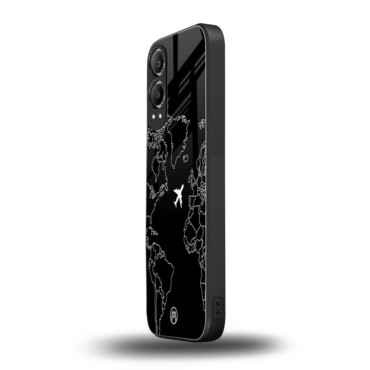 airplane flying wanderlust back phone cover | glass case for oneplus nord ce 4 lite