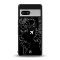 airplane flying wanderlust back phone cover | glass case for Google Pixel 7