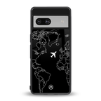 airplane flying wanderlust back phone cover | glass case for Google Pixel 7