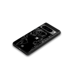 airplane flying wanderlust back phone cover | glass case for google pixel 8 pro