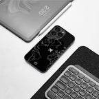 airplane flying wanderlust back phone cover | glass case for iphone 15