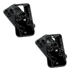 Trendy Glass Back Mobile Case for iPhone, Samsung, Redmi, OnePlus, Google Pixel, Motorola