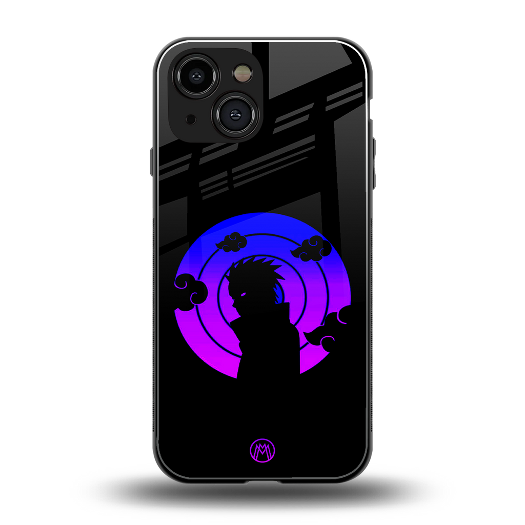 akatsuki minimalistic back phone cover | glass case for iphone 13 mini