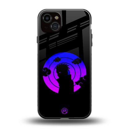akatsuki minimalistic back phone cover | glass case for iphone 15 plus
