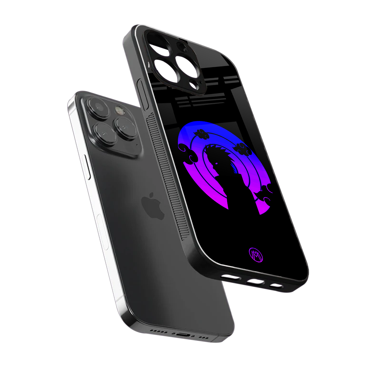 akatsuki minimalistic back phone cover | glass case for iphone 15 pro max