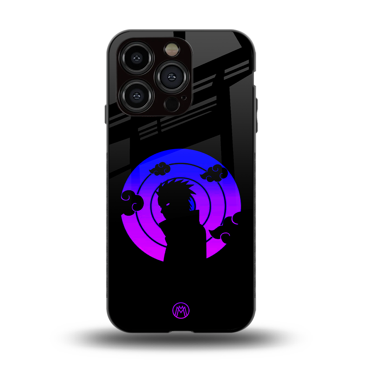 akatsuki minimalistic back phone cover | glass case for iphone 15 pro