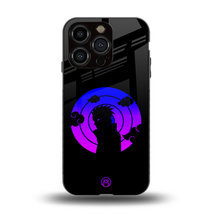 akatsuki minimalistic back phone cover | glass case for iphone 15 pro