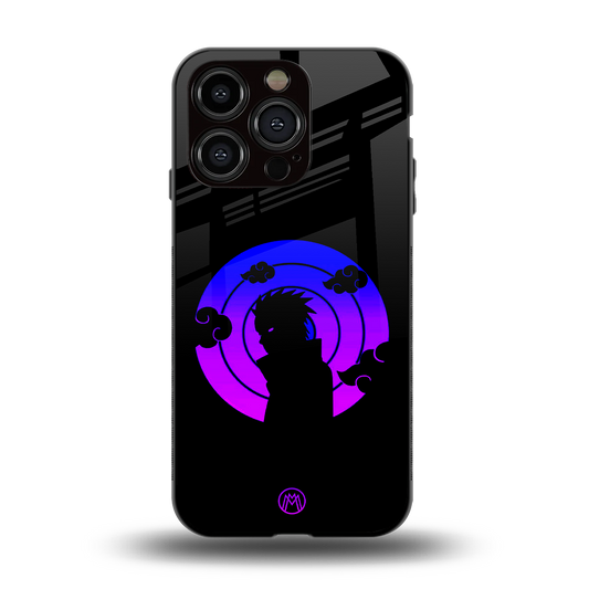 akatsuki minimalistic back phone cover | glass case for iphone 15 pro