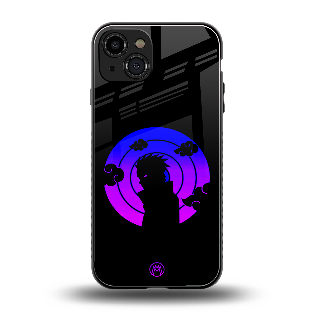 akatsuki minimalistic back phone cover | glass case for iphone 15