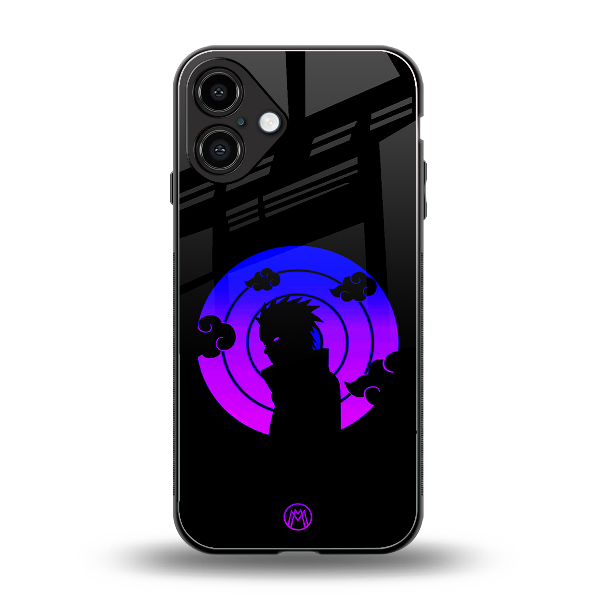 akatsuki minimalistic back phone cover | glass case for iphone 16 plus