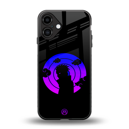 akatsuki minimalistic back phone cover | glass case for iphone 16 plus