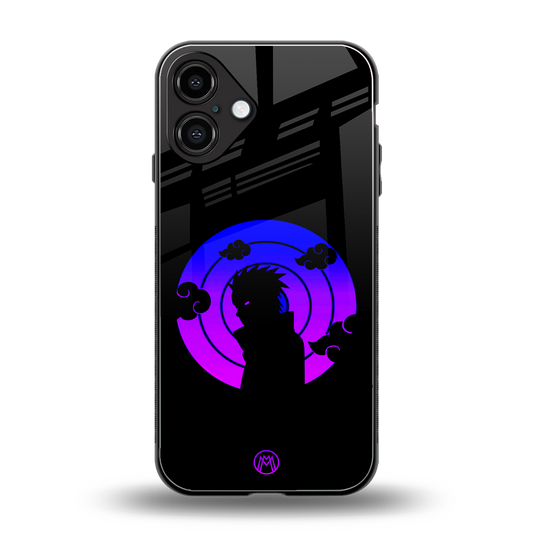 akatsuki minimalistic back phone cover | glass case for iphone 16 plus
