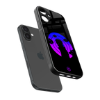 akatsuki minimalistic back phone cover | glass case for iphone 16 plus