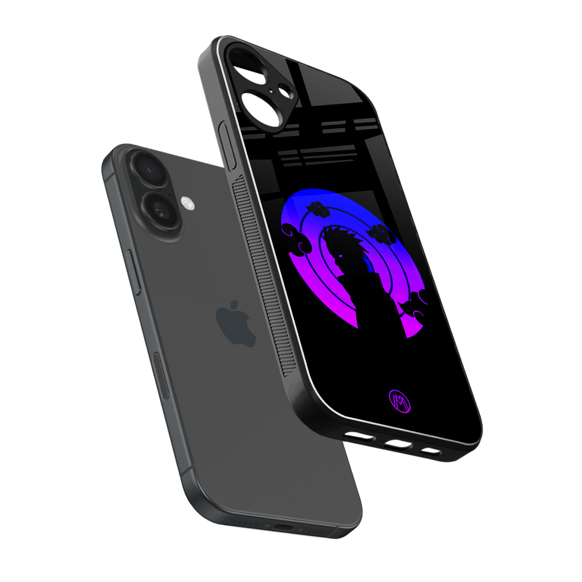 akatsuki minimalistic back phone cover | glass case for iphone 16 plus