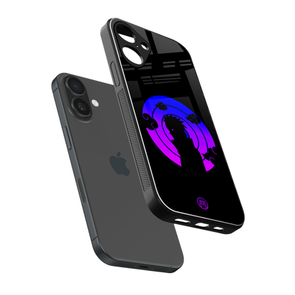akatsuki minimalistic back phone cover | glass case for iphone 16 plus
