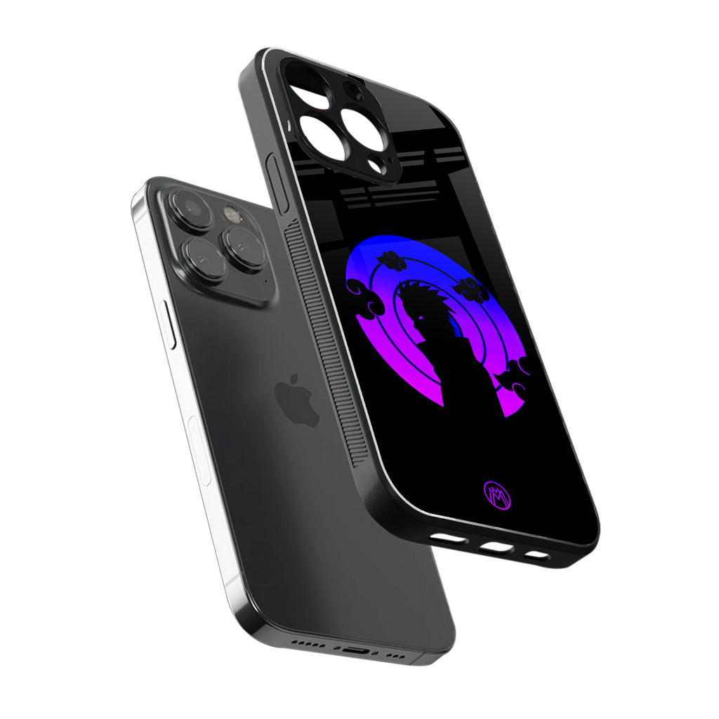akatsuki minimalistic back phone cover | glass case for iphone 16 pro max