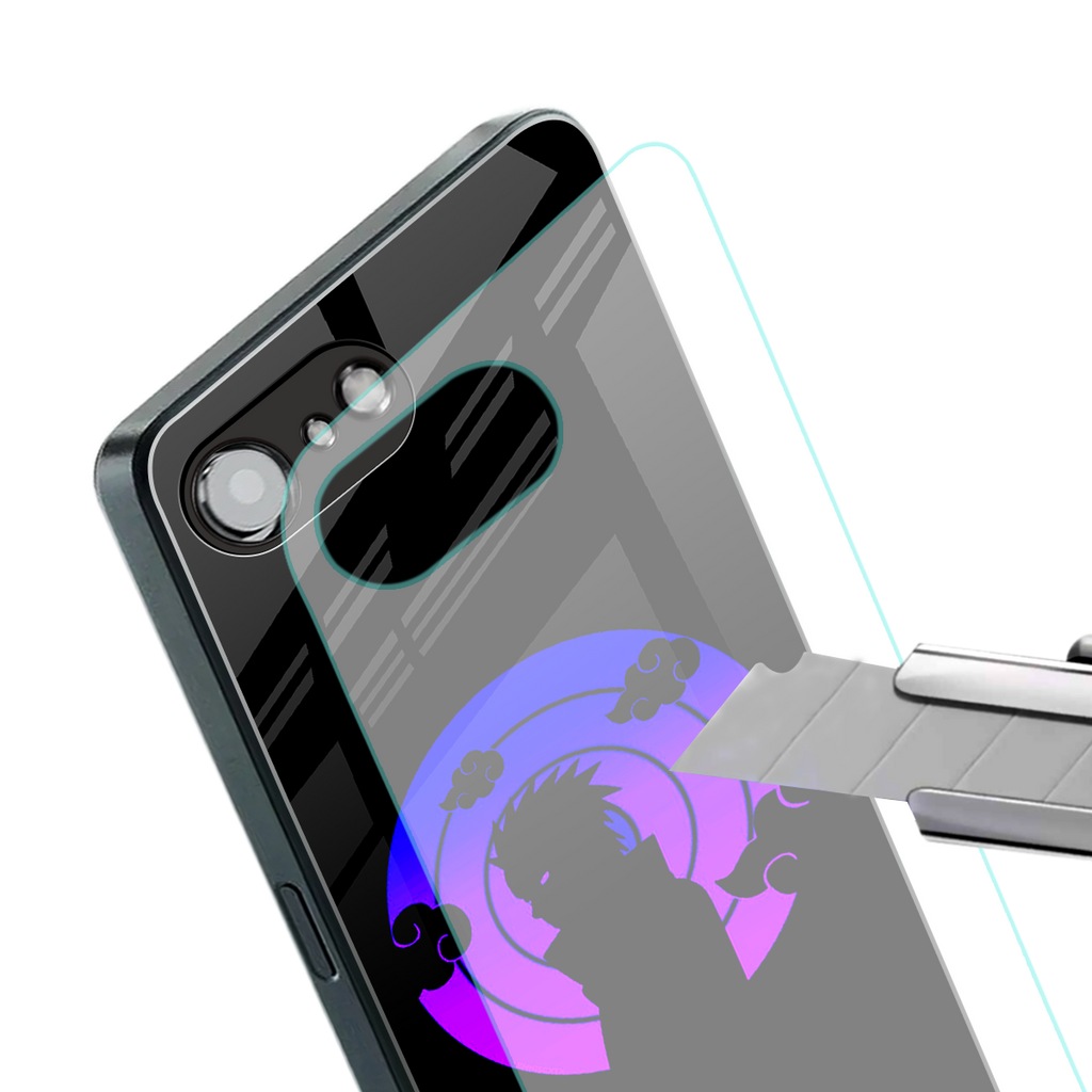 akatsuki minimalistic back phone cover | glass case for iphone 16e
