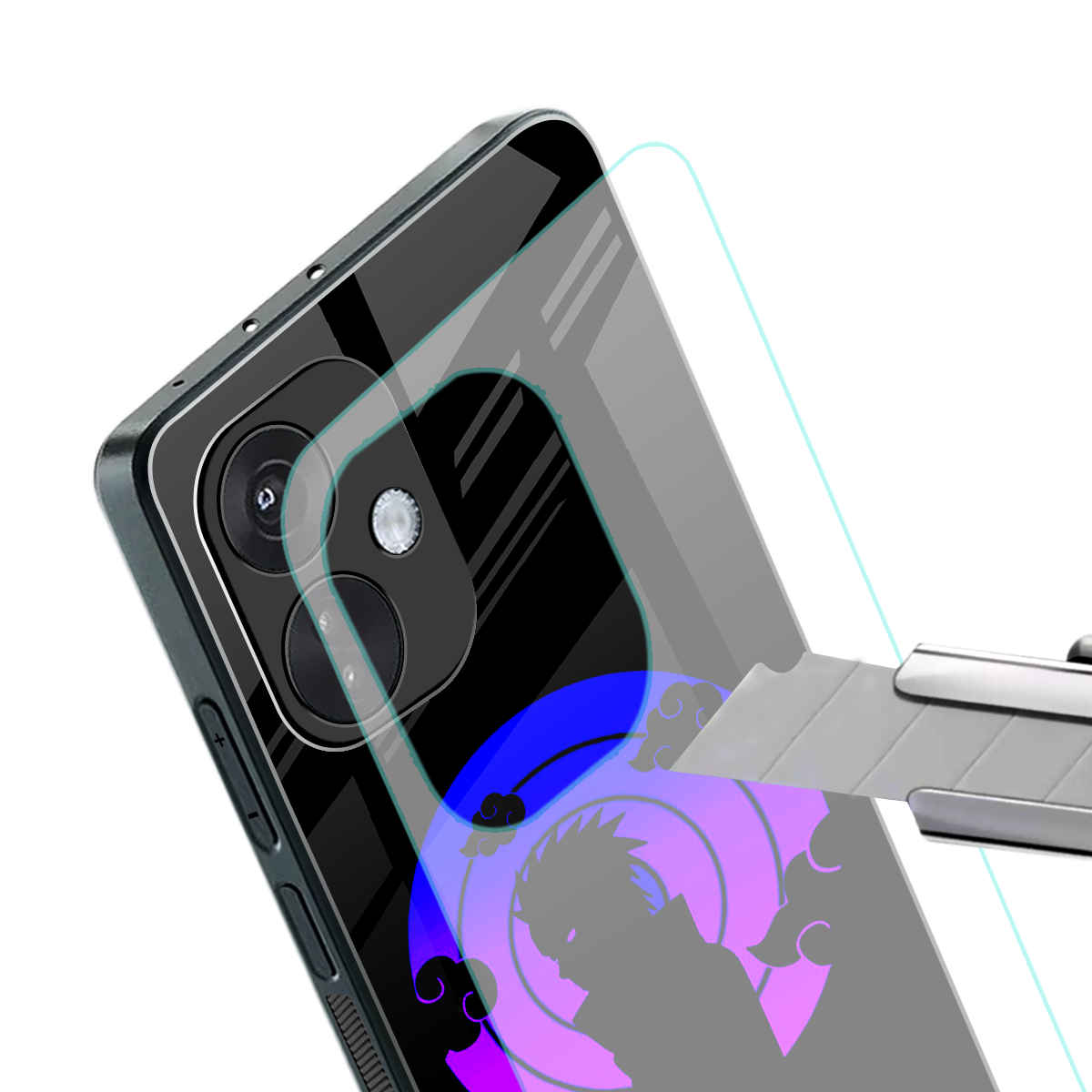 akatsuki minimalistic back phone cover | glass case for oneplus nord ce 3