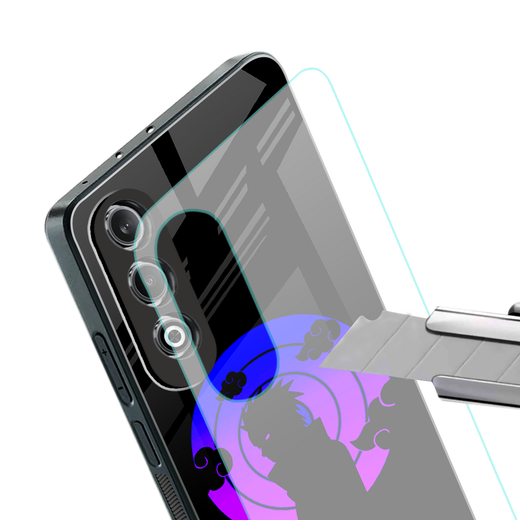 akatsuki minimalistic back phone cover | glass case for oneplus nord ce 4