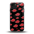 akatsuki naruto anime back phone cover | glass case for iphone 13 mini