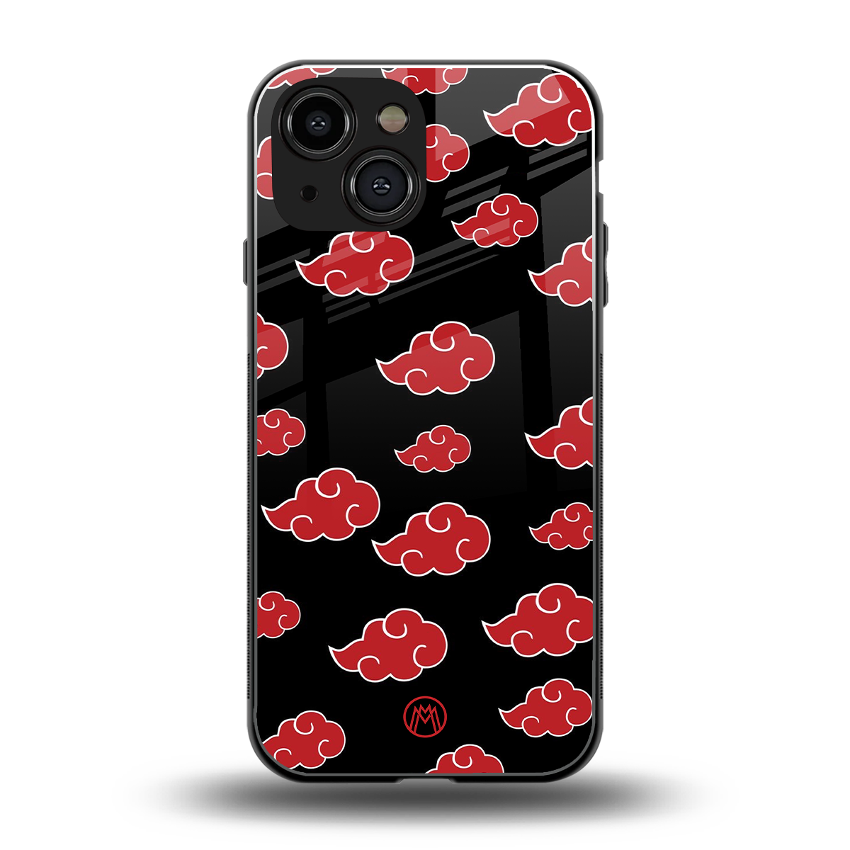 akatsuki naruto anime back phone cover | glass case for iphone 13 mini