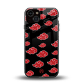 akatsuki naruto anime back phone cover | glass case for iphone 13