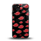 akatsuki naruto anime back phone cover | glass case for iphone 13